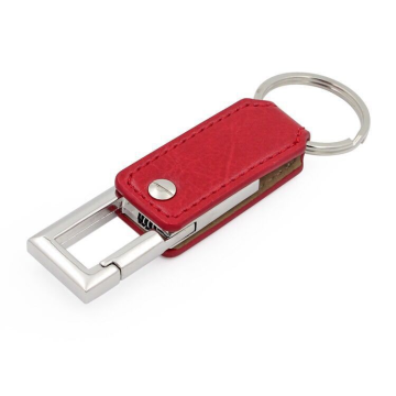 Pendrive USB in pelle marrone