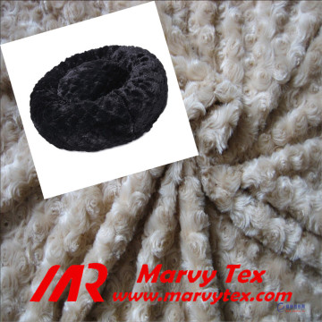 fabric for cushion cover seat cushion fabric super soft pv plush fabric