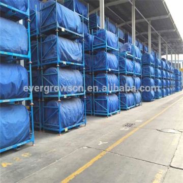 Tire Stacking Racks With A Wire Mesh Floor Panel