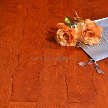 New Design Maple curve wooden flooring