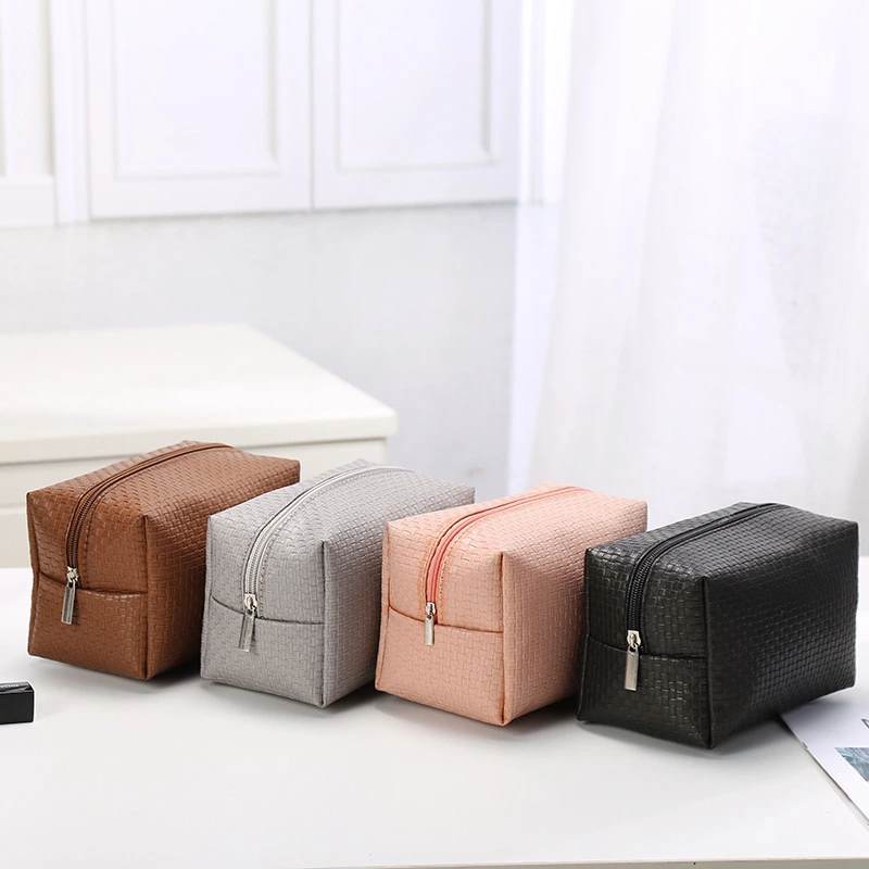 Travel Cosmetic Bag Professional PU Leather Cosmetic Makeup Bag