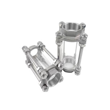 Stainless Steel 304 Female NPT BSPT Inline Sight Glass