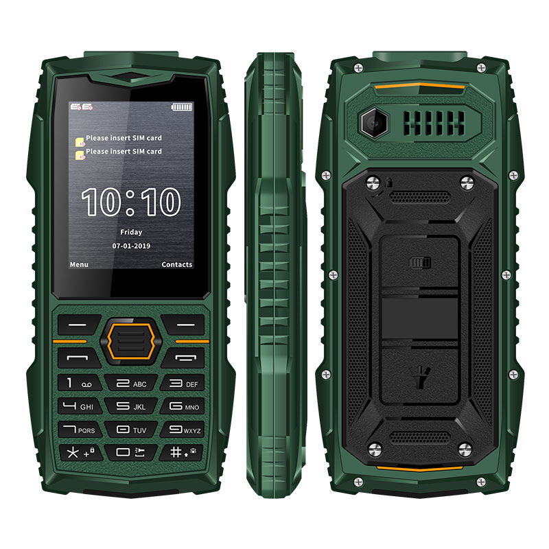 low price china UNIWA WG95 2.4 Inch IP68 Resistive Screen Anti-Shock Waterproof Big Battery 3G Rugged Unlock Cell Phones