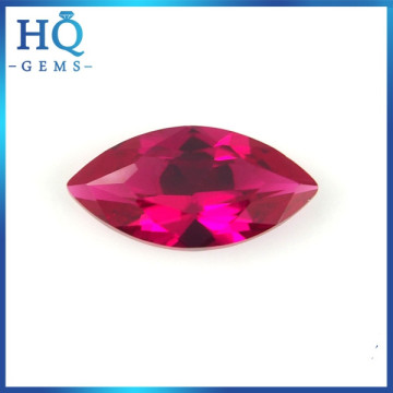 Synthetic 5# ruby marquise stone synthetic ruby stone prices