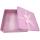 Pink Square Biscuit Tin Box