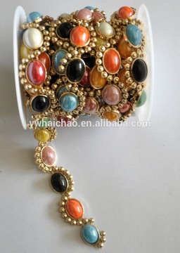 Rhinestone Cup Chain In Garment Accessory For Shoes