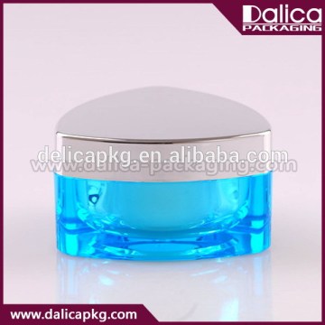 double wall acrylic triangle jar