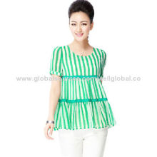 Stripe chiffon top