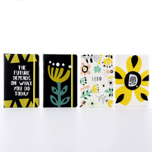 Mini Paper Leather Notebook and Pen Set Organizer