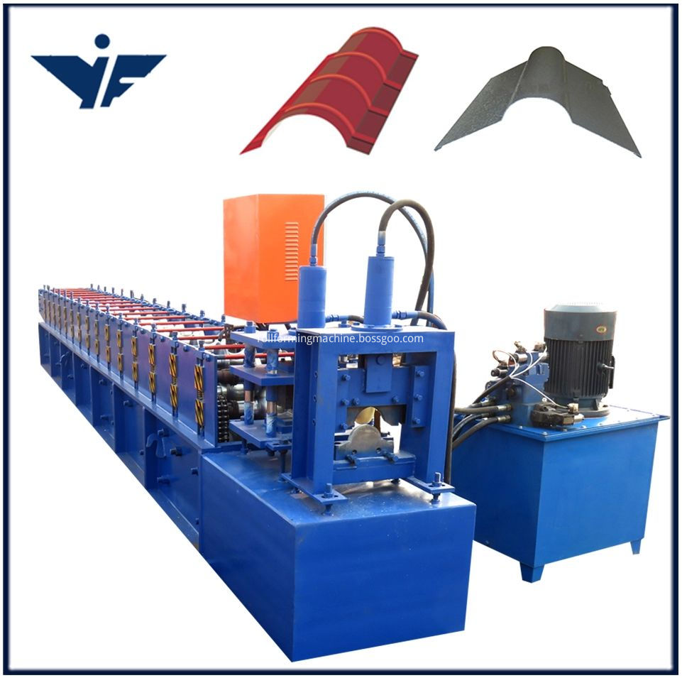 Roof Ridge Cap Roll Forming Machine