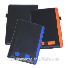 Customized A4 Leather Note Pad Holding Portable File Folder