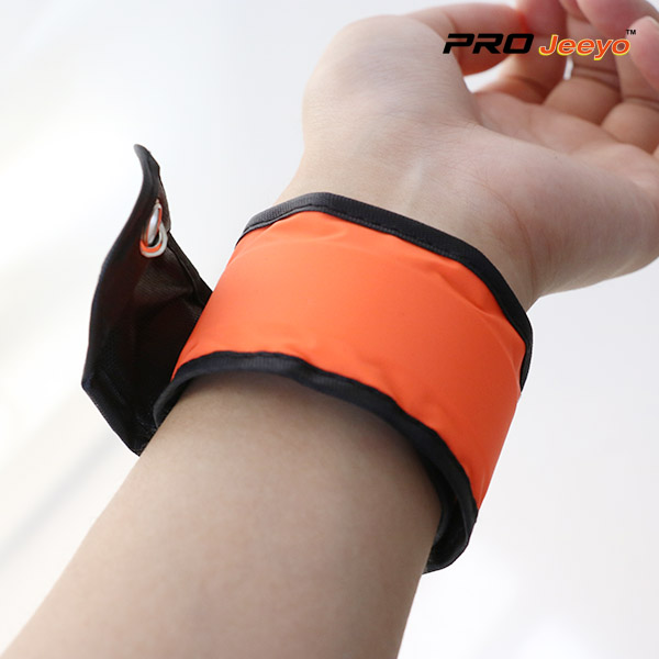 Reflective Orange Woven Fabrics Sport Slap BandWB-SZ003