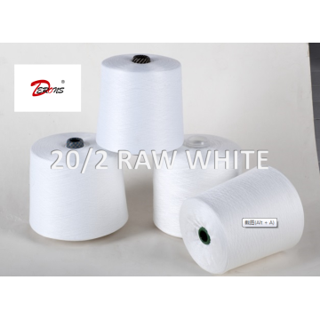 100% Polyester Yarn 20/2 RAW WHITE