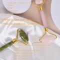 Rose Quartz Jade Roller Set Massage Tool