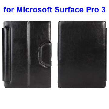 12 Inch Protective Flip Leather Bluetooth Keyboard Case for Microsoft Surface Pro 3