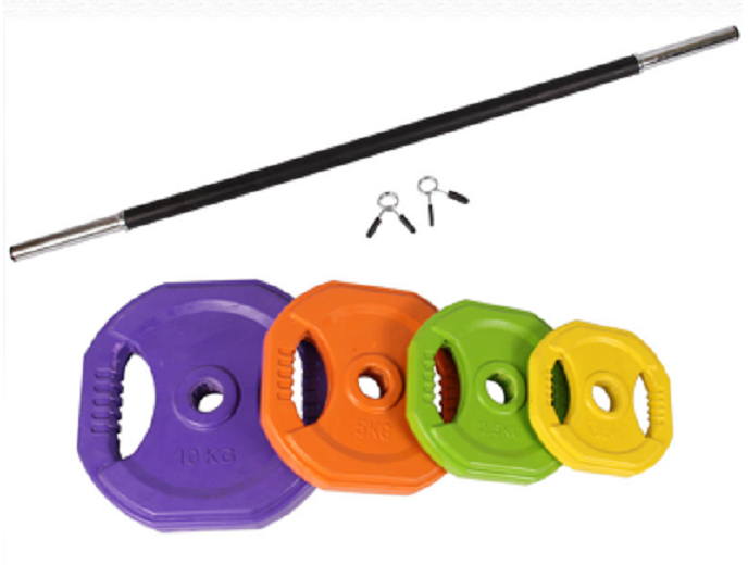 Environmental ladies training fitness barbell set