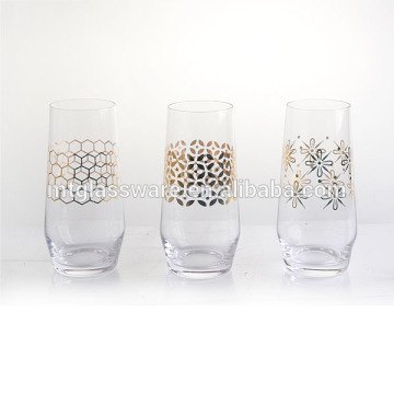 19oz gold crystal fancy highball industries glassware                        
                                                                                Supplier's Choice