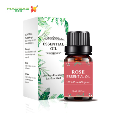 Private Label Rose Massage Hair Face Body Care Essential Oil