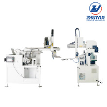 Automatic feeder manipulator vertical injection moulding