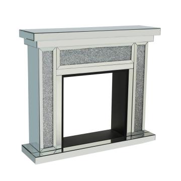 euro modern customize mirrored furniture electric fireplace