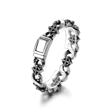 KALEN 220mm Gothic Punk Stainless Steel Links Bracelet