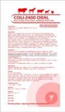 colistin sulfate oral solution for veterinary use only