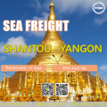 Freight di mare internazionale da Shantou a Yangon