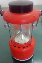 rechargeable led solar hurricane lantern with radio