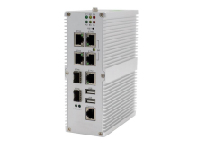 Wide Temperature Industrial Computer 5 Gbe RJ45 2 Gbe SFP Network Ports 2 RS232 1 RS485