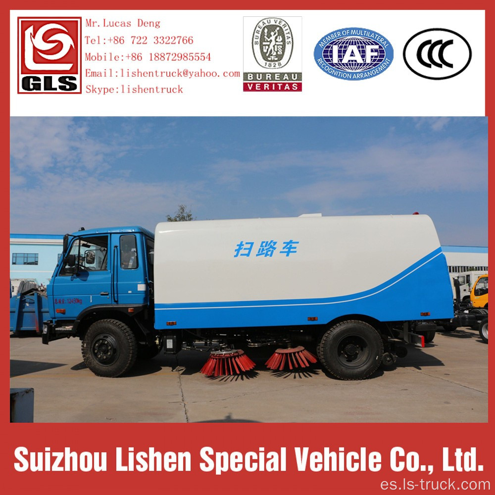 Diesel Engine Euro 2 Road Sweeper Truck