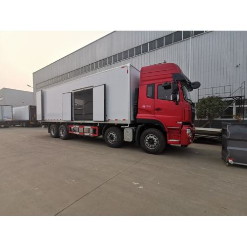 Dongfeng 6x4 Meat Transport Truck เพื่อขายรถตู้เย็น