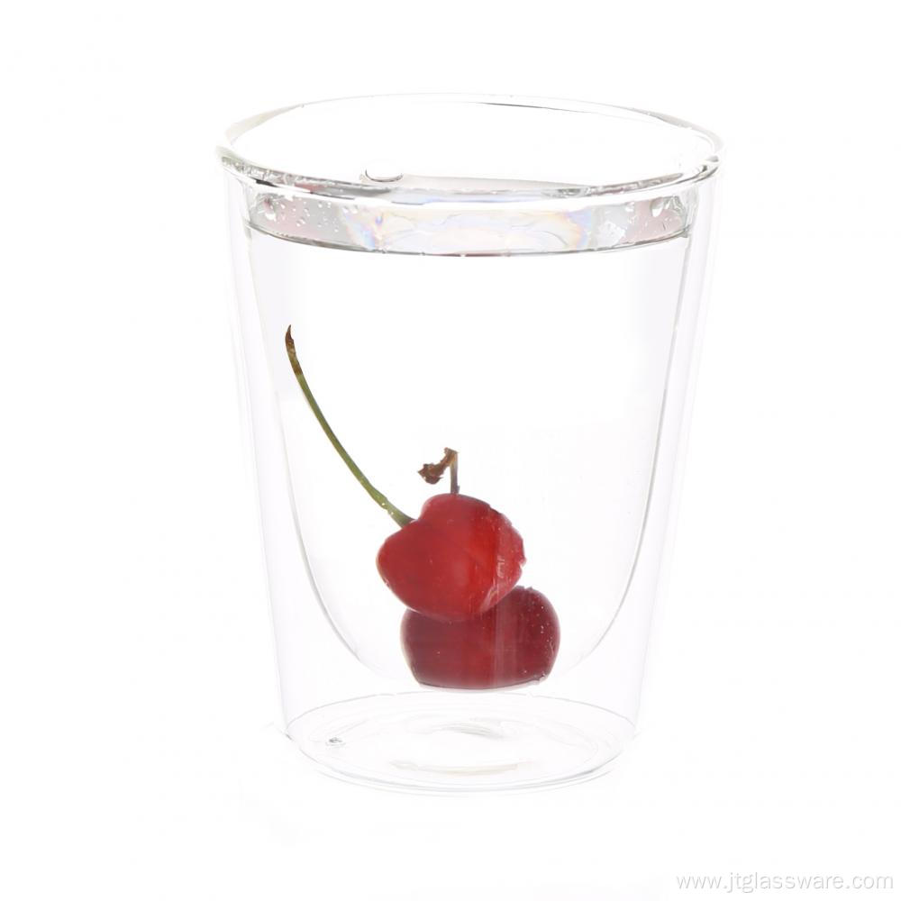 Double Layered Borosilicate Coffee Cup