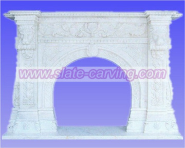 marble fireplaces,flower carved fireplace