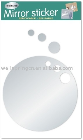 acrylic mirror sticker / home sticker mirror 0804