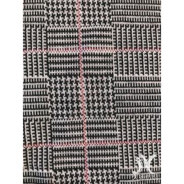 Tricot jacquard à carreaux teints en fil