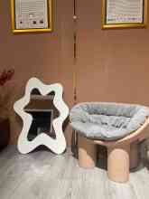 Irregular Wall Mirror for Living Room Bathroom Entryway