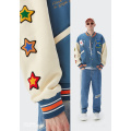 Mens Blue Varsity Jacket Baseball Capsule