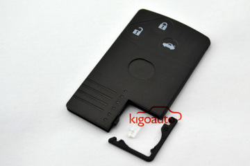 Smart key card case 3 button key housing for Mazda