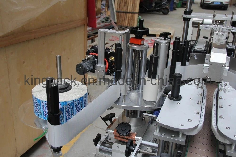 Full Automatic Double Sided Labeling Packing Machine for Flat Bottles