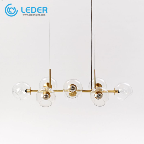 LEDER Glass Flush Çiyayê Chandelier