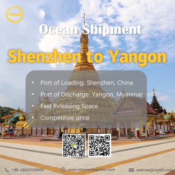 深ShenzhenからYangonへの送料の貨物見積もり