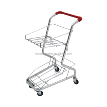 Internet Celebrity Double-Decker Shopping Cart for Snack Shops