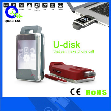 Ununsual mini moblile phone with USB plug