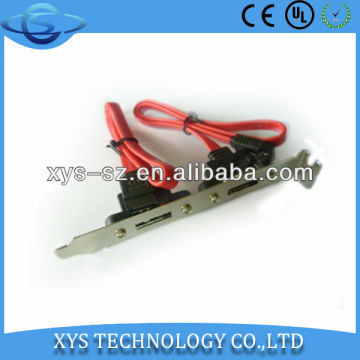 Factory sale 2port bracket sata