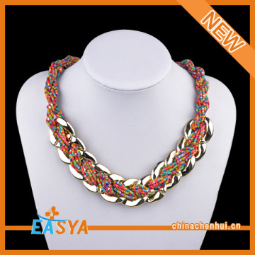 Multi Layer Bead Necklace Black Choker Necklace Designs