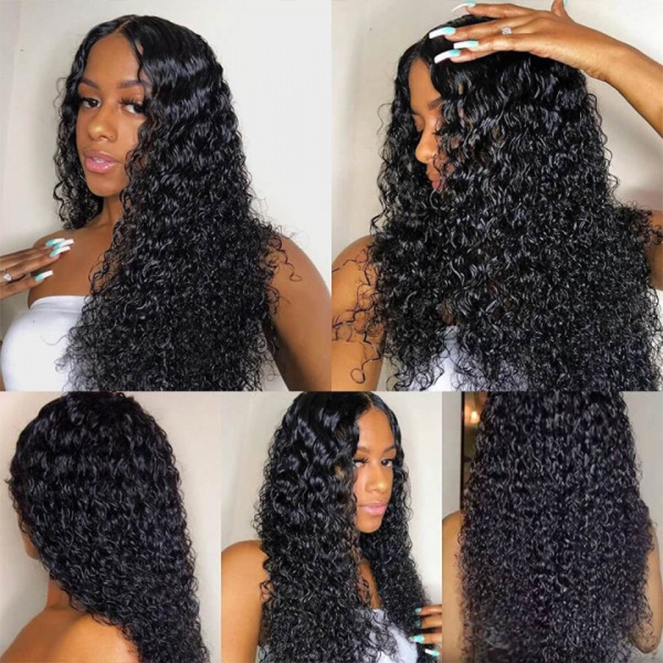 HD Lace wigs Frontal Human Hair Wigs for Black Women wholesale Remy Brazilian Curly Lace Front Wig Pre-Plucked With Baby Hair