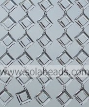 "Winter  5*20*20mm  Crystal Plastic Bead Garland Strands "