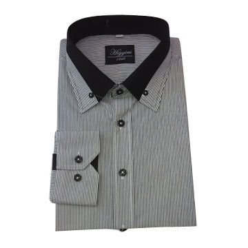 Men's casual dress shirts, buttoned collar