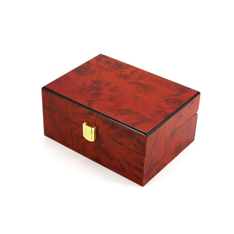 Luxury OEM Custom High Glossy Single Wooden Men Watch Boxes Packaging For Gift