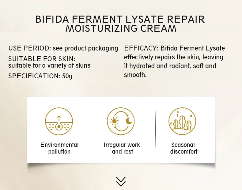 Face Cream Brightening Functional Bifida Ferment Lysate Repair Anti-Aging Skin Care Cream